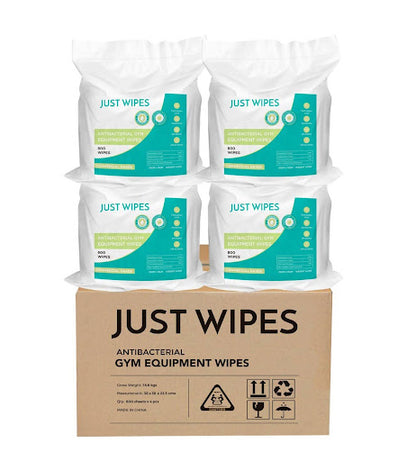 Premium Antibacterial Gym Wipes 1 carton - 3,200wipes, $32/roll