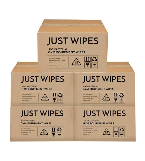 Premium Antibacterial Gym Wipes 5 cartons - 16,000 wipes, $30/roll